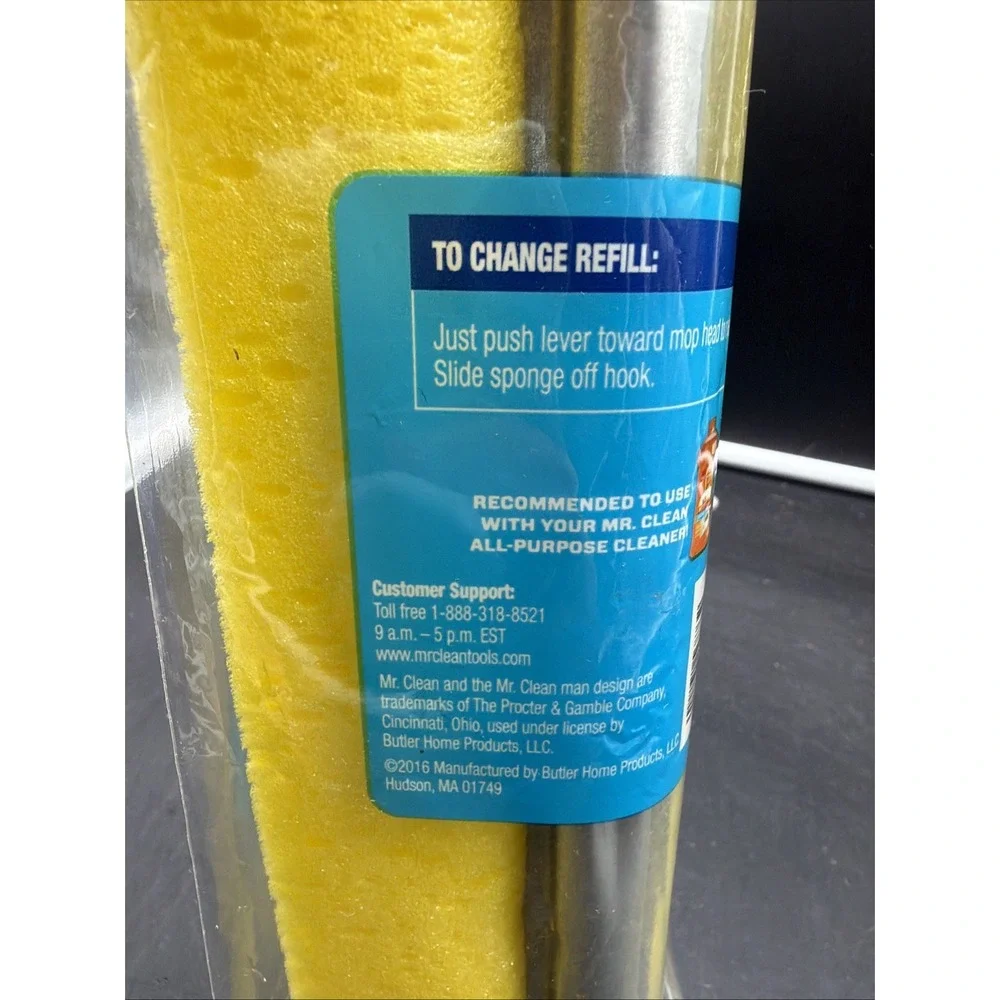 Mr Clean Roller Mop Classic Refill Replacement Sealed New NIP